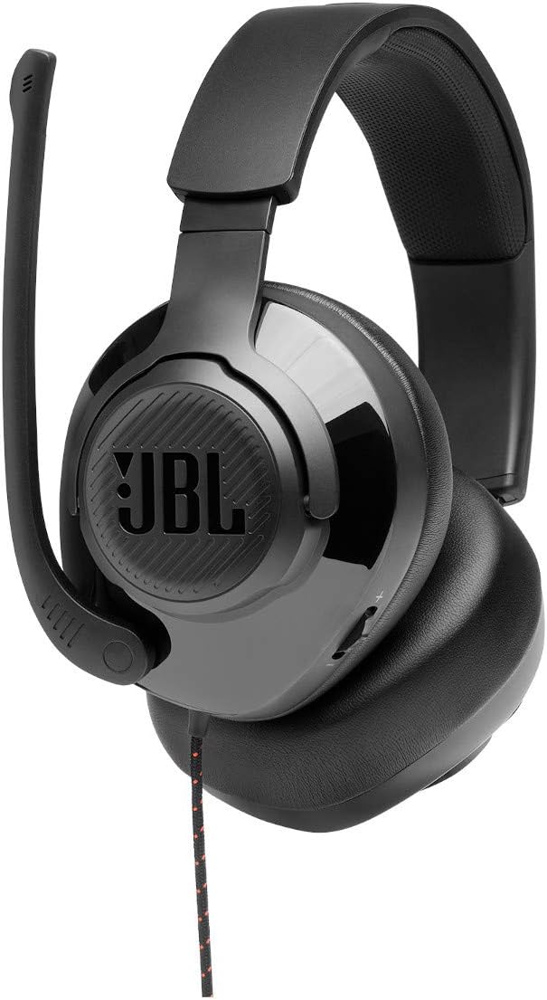 JBL Quantum 300 - Wired Over-Ear Gaming Headphones with JBL Quantum Engine Software - Black, Large