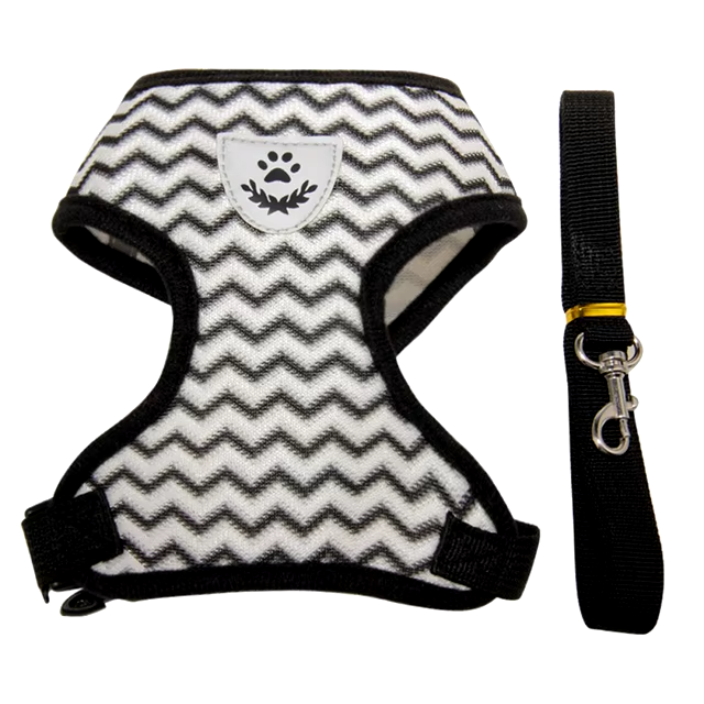 Cat Harness and Leash Set - Reflective Breathable Mesh Vest for Small Dogs, Puppies, and Kittens