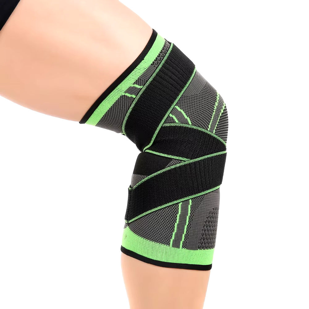 Sports Fitness Knee Pads - Elastic Nylon Compression Sleeve Support for Basketball, Running, Gym, and Training