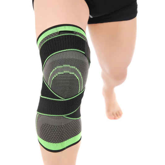 Sports Fitness Knee Pads - Elastic Nylon Compression Sleeve Support for Basketball, Running, Gym, and Training